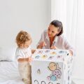 BusyKids Aktivitätsbrett Kleines Haus weiß