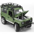 Bruder LAND ROVER s prepravníkem na koňe  - poškodený obal