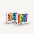 Chronicle Books Puzzle LEGO® Regenbogenwürfel 1000 Teile