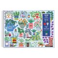 Galison Flower Planting Puzzle 1000 Teile