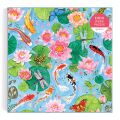 Galison Puzzle Teich mit Koi Karpfen 1000 Teile