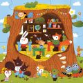 Mudpuppy Bodenpuzzle Waldkinderzimmer mit Formteilen 25 Teile