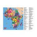Mudpuppy Geografisches Puzzle Karte von Afrika 70 Teile