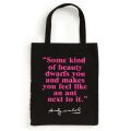 Galison Warhol Flower Canvas Tasche – Rosa