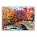 Galison Puzzle Herbst auf der Bow Bridge Joy Laforme 1000 Teile