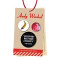 Galison Segeltuchtasche Blumen Andy Warhol