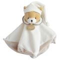 Doudou Geschenkset Plüsch Schlafunterlage grauer Teddybär 25 cm