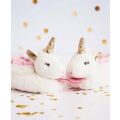 Doudou-Geschenkset - Set von Booties mit Rasseln Einhorn 0-6 Monate