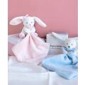 Doudou Geschenkset rosa - Kaninchen mit Fliegenpilz 10 cm