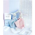 Doudou Geschenkset rosa - Kaninchen mit Fliegenpilz 10 cm