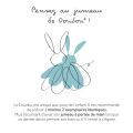 Doudou-Geschenkset - Plüschhund mit Decke aus Bio-Baumwolle 15 cm
