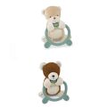Doudou Plüschtier mit Beißring HOULAHOP 1 Stück