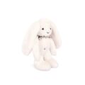 Doudou Plüschhase mit Schal weiß 35 cm