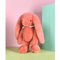 Doudou Plüschhase mit Halstuch Terrakotta 35 cm