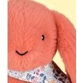 Doudou Plüschhase mit Halstuch Terrakotta 35 cm
