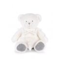 Doudou Geschenkset Teddybär mit Decke 30 cm Grau