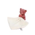 Doudou Mein kleiner Teddybär 10 cm burgunderrot