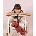 Doudou Plüsch-Umhängetasche Bär Terrakotta 30 cm