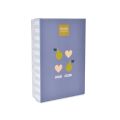 Doudou Geschenkset Plüschhase mit Decke 10 cm Blau