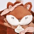 Doudou Geschenkset Plüschfuchs Mina mit Schnullerclip 20 cm