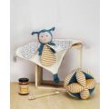 Doudou Textil aktiv Ball mit Rassel Biene 15 cm