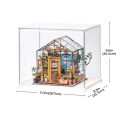 RoboTime Display-Miniaturhaus Blumengewächshaus