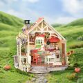 RoboTime 3D Holzbausatz Miniaturhaus Sonnige Landhausküche