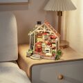 RoboTime 3D Holzbausatz Miniaturhaus Sonnige Landhausküche