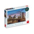 Dino Puzzle New York neon 1000 Teile