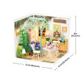 RoboTime 3D-Puzzle Miniaturhaus Teestunde im blühenden Garten
