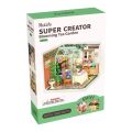 RoboTime 3D-Puzzle Miniaturhaus Teestunde im blühenden Garten