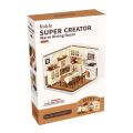RoboTime 3D-Puzzle Miniaturhaus Gemütliches Esszimmer