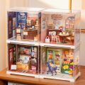 RoboTime 3D-Puzzle Miniaturhaus mini Buchhandlung