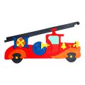 Fauna Massivholz-Puzzle Feuerwehrauto
