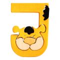 Fauna Alphabet Buchstabe J jaguar