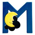 Fauna Alphabet Buchstabe M Mond