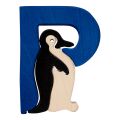 Fauna Alphabet Buchstabe P Pinguin
