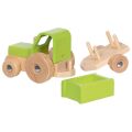 Goki Holztraktor mit Anhänger