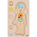 Goki Holzpuzzle Schichtenpuzzle Mädchen