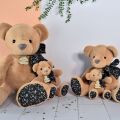Doudou Histoire d'Ours Plüschfreund hellbrauner Teddybär 25 cm