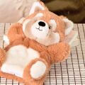 Doudou Histoire d'Ours Handpuppe Panda Rot 24 cm