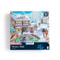 HOP Puzzle Winterspaziergang 500 große Teile