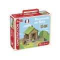 Jeujura Holzbausatz 85 Teile Haus duplex