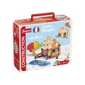 Jeujura Holzbausatz 85 Teile Haus zum Bemalen