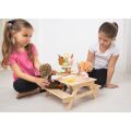 Bigjigs Toys Picknickbank aus Holz für Puppen