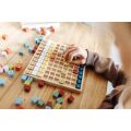 small foot Kleine Multiplikationstabelle farbig aus Holz
