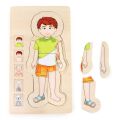 small foot Holzspielzeug Anatomie Puzzle Tim
