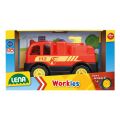 Lena Workies Feuerwehrauto, dekorativer Karton