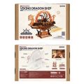 RoboTime 3D-Holzpuzzle Wikinger-Drachenschiff