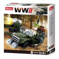 Sluban WWII M38-B0678B 4into1 Patrouillen-Jeep